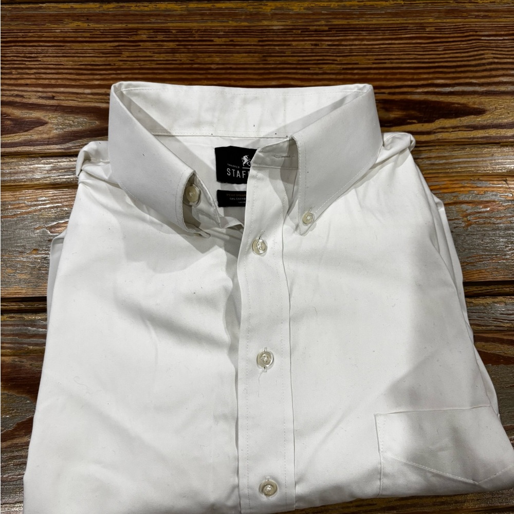 Stafford Men's Classic White Dress Shirt